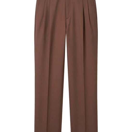 Double pleats Wide-fit fresco wool trousers - MONTEZEMOLO