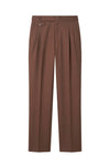 Double pleats Wide-fit fresco wool trousers - MONTEZEMOLO