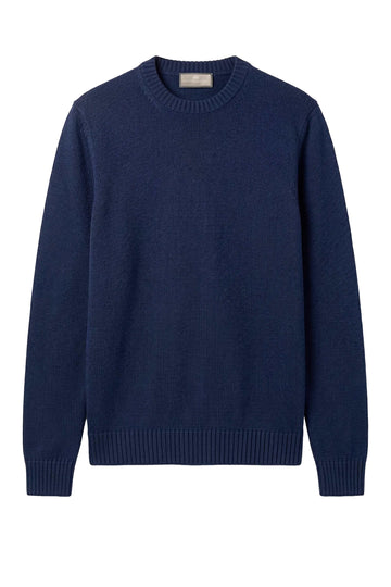 Organic cotton crewneck sweater