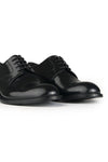 Polished leather Derby shoes - MONTEZEMOLO
