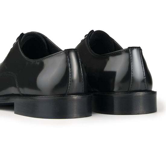 Polished leather Derby shoes - MONTEZEMOLO