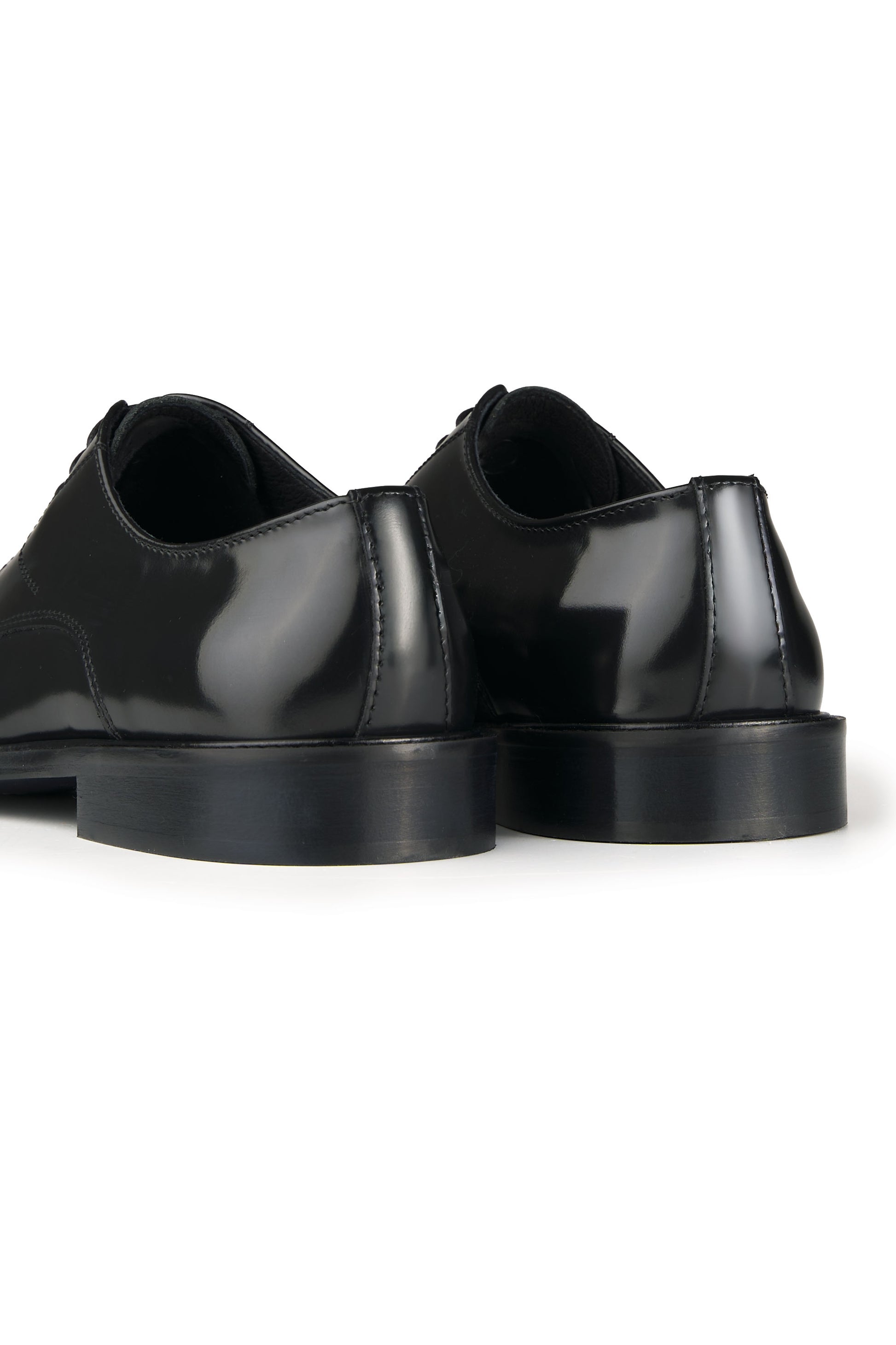 Polished leather Derby shoes - MONTEZEMOLO