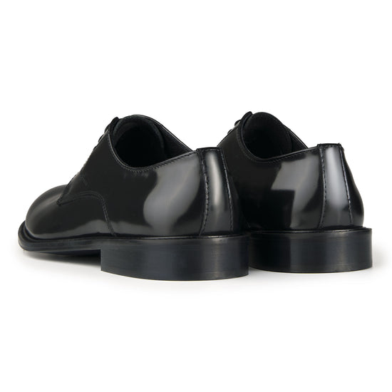 Polished leather Derby shoes - MONTEZEMOLO