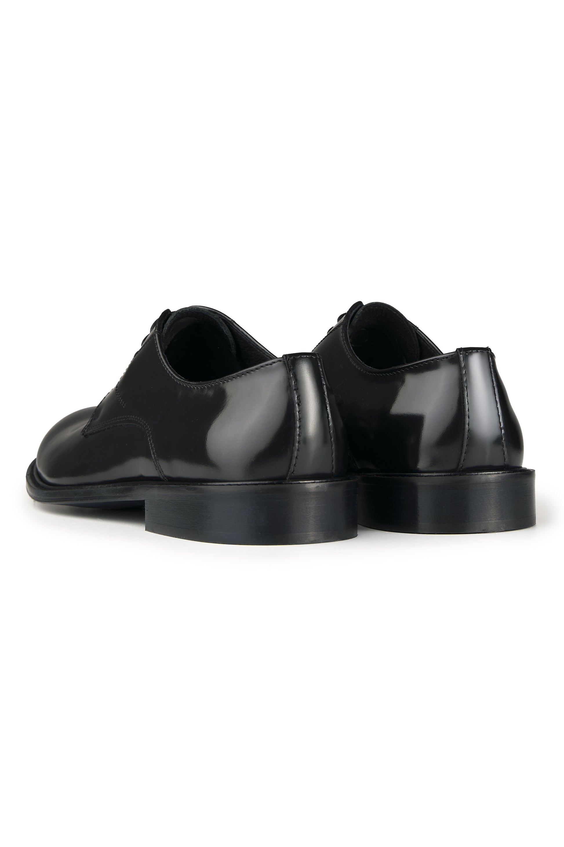 Polished leather Derby shoes - MONTEZEMOLO