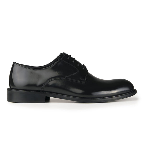 Polished leather Derby shoes - MONTEZEMOLO