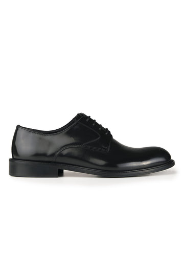 Polished leather Derby shoes - MONTEZEMOLO