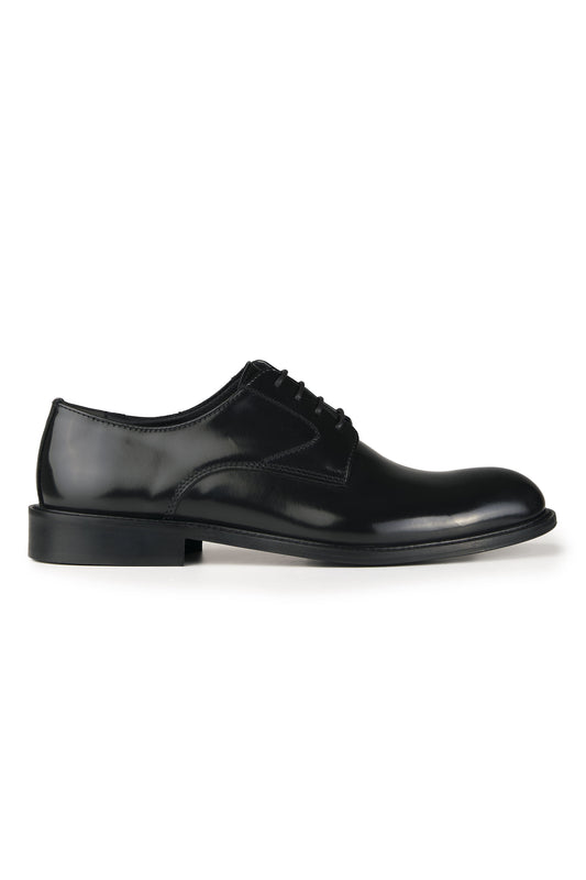 Polished leather Derby shoes - MONTEZEMOLO