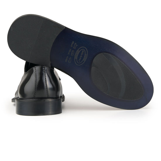 Polished leather Derby shoes - MONTEZEMOLO