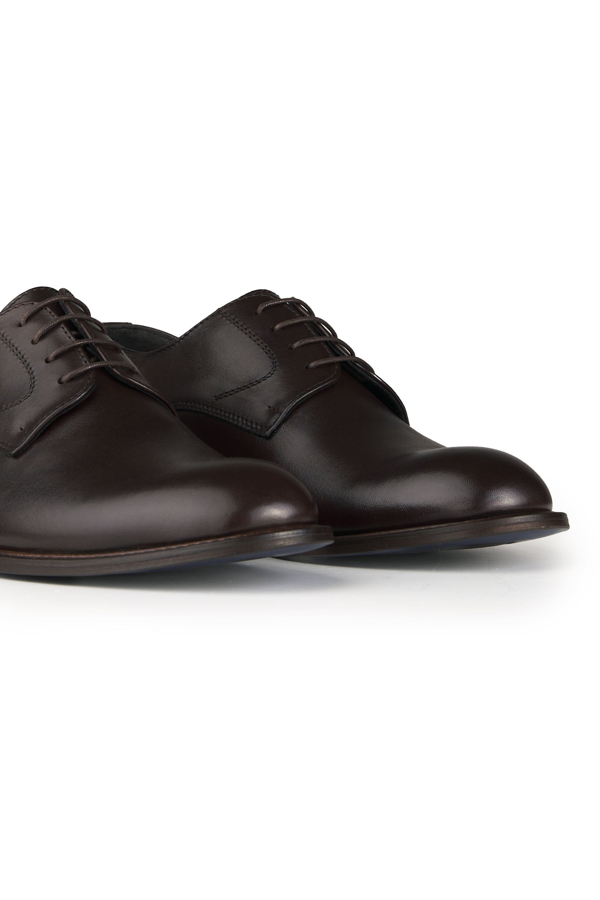 Polished leather Derby shoes - MONTEZEMOLO