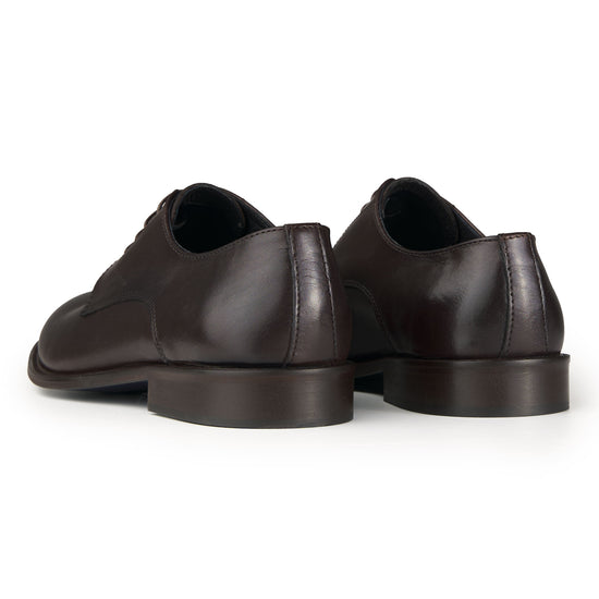 Polished leather Derby shoes - MONTEZEMOLO