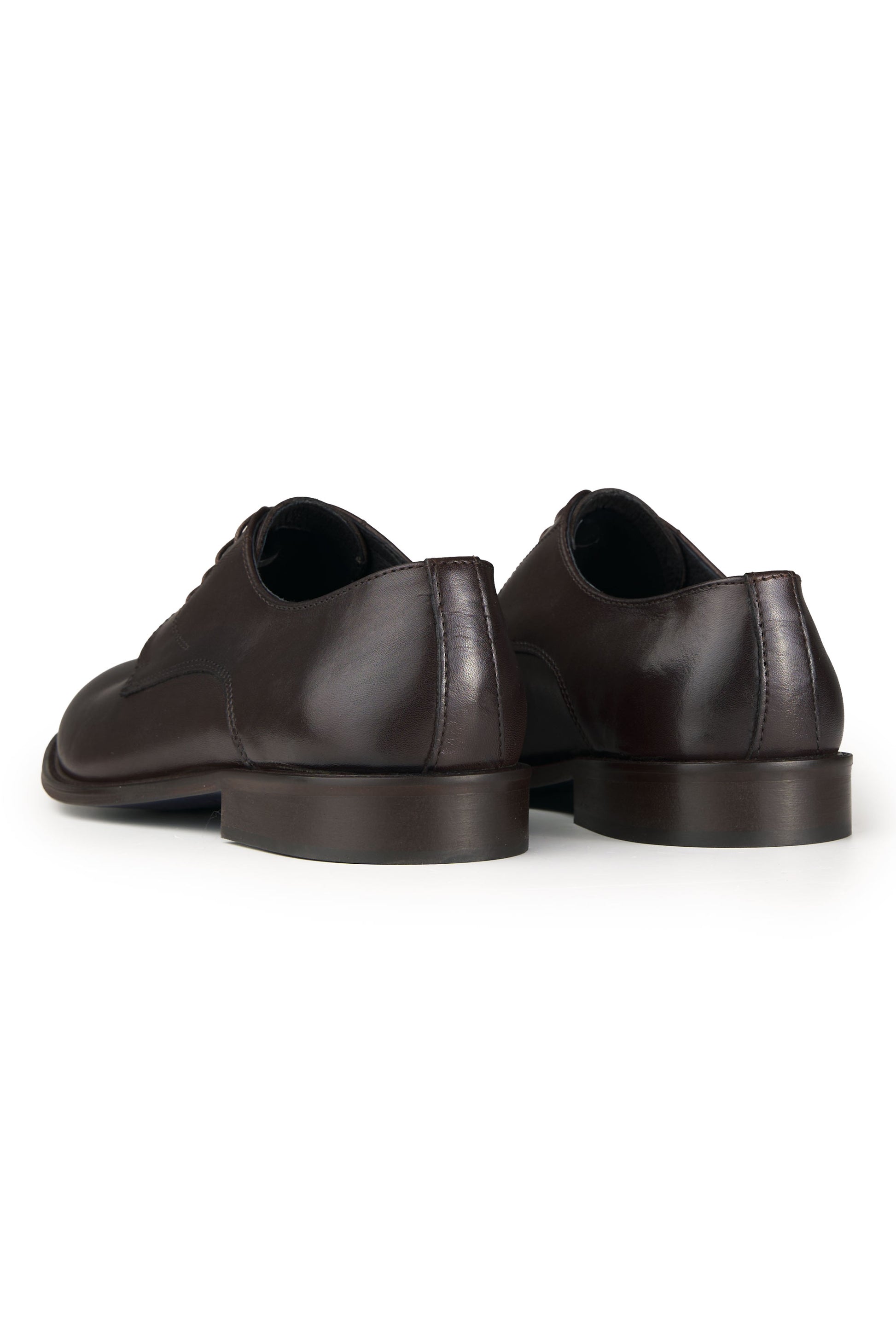 Polished leather Derby shoes - MONTEZEMOLO
