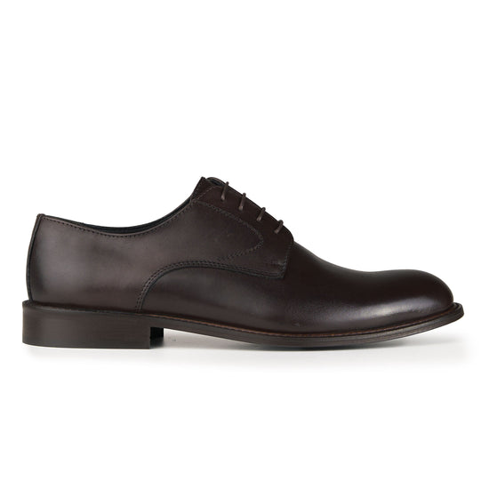 Polished leather Derby shoes - MONTEZEMOLO