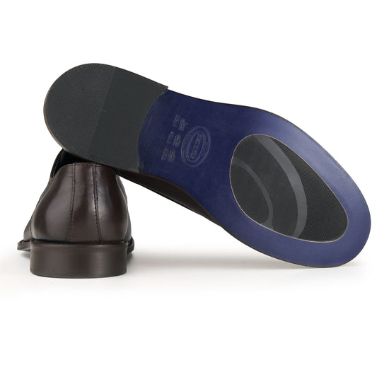 Polished leather Derby shoes - MONTEZEMOLO