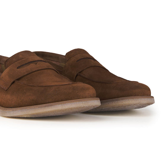 Suede Penny Loafer - MONTEZEMOLO