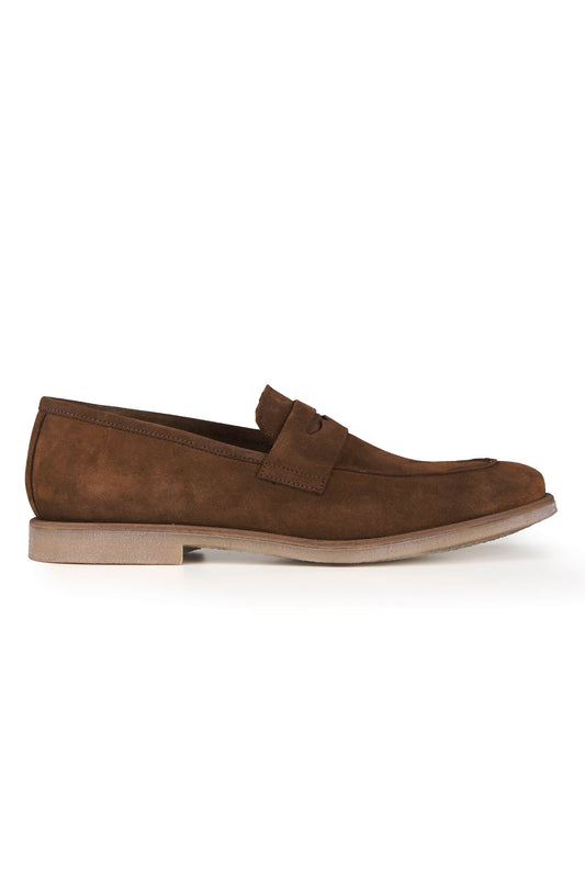 Suede Penny Loafer - MONTEZEMOLO
