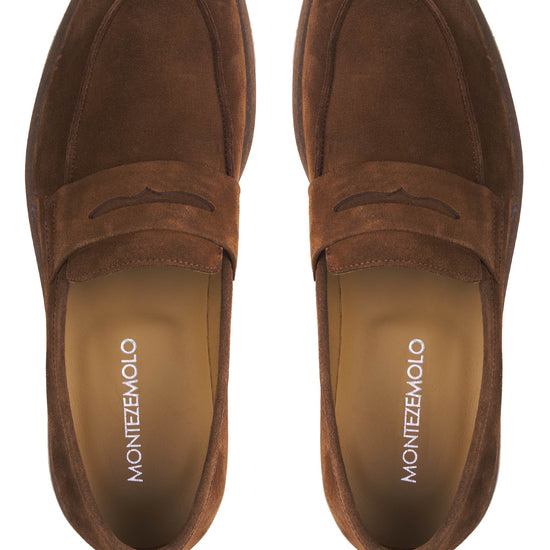 Suede Penny Loafer - MONTEZEMOLO