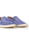 Suede Espadrille-Style Loafer