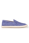 Suede Espadrille-Style Loafer