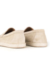 Suede Espadrille-Style Loafer