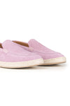 Suede Espadrille-Style Loafer