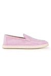 Suede Espadrille-Style Loafer