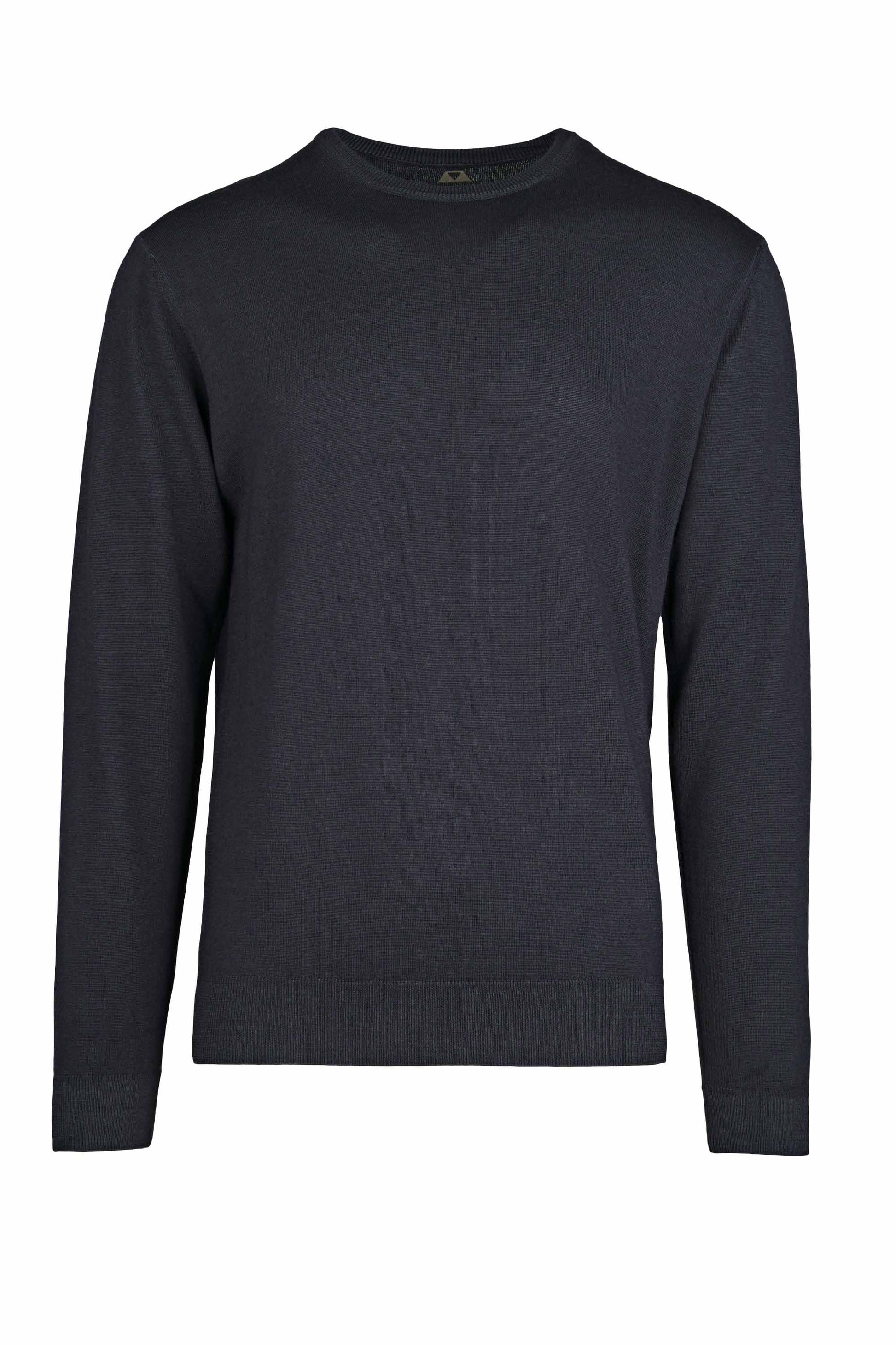 Merino wool crewneck sweater - MONTEZEMOLO