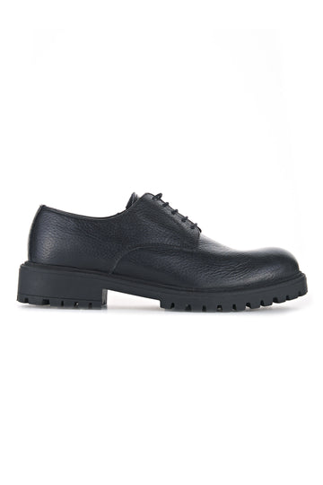 Pebbled Leather Derby shoes