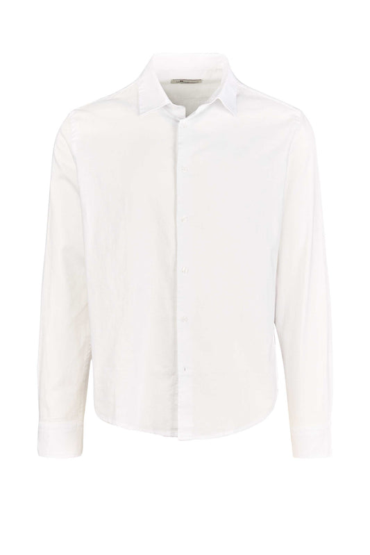 Plain Linen & Cotton Shirt