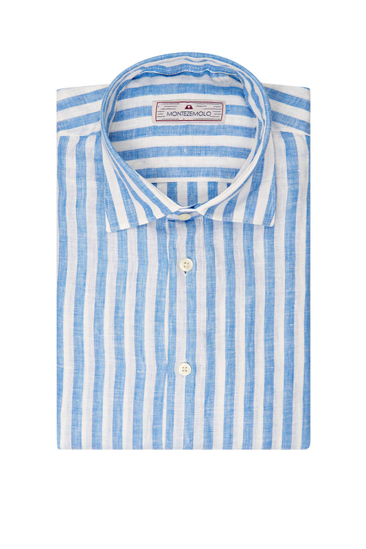 Pure Linen Striped Shirt