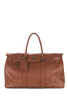 Grained Leather Duffle Bag