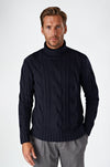 Fisherman Cable-Knit Turtleneck - MONTEZEMOLO