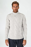 Fisherman Cable-Knit Turtleneck - MONTEZEMOLO