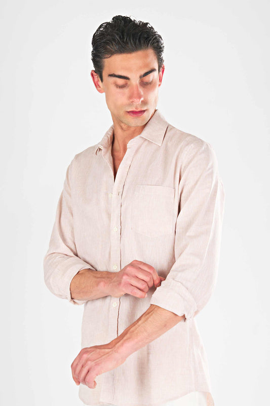 Linen & Cotton Blend Shirt