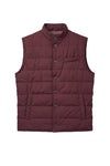 Quilted nylon padded gilet