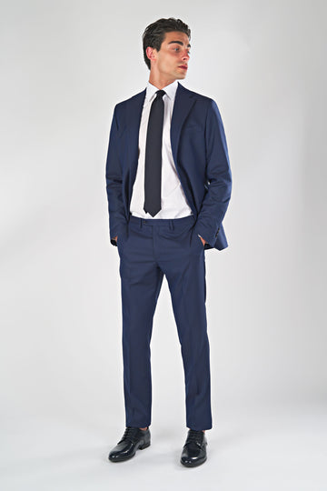 Jacquard Techno-Fabric BlueNavy Suit