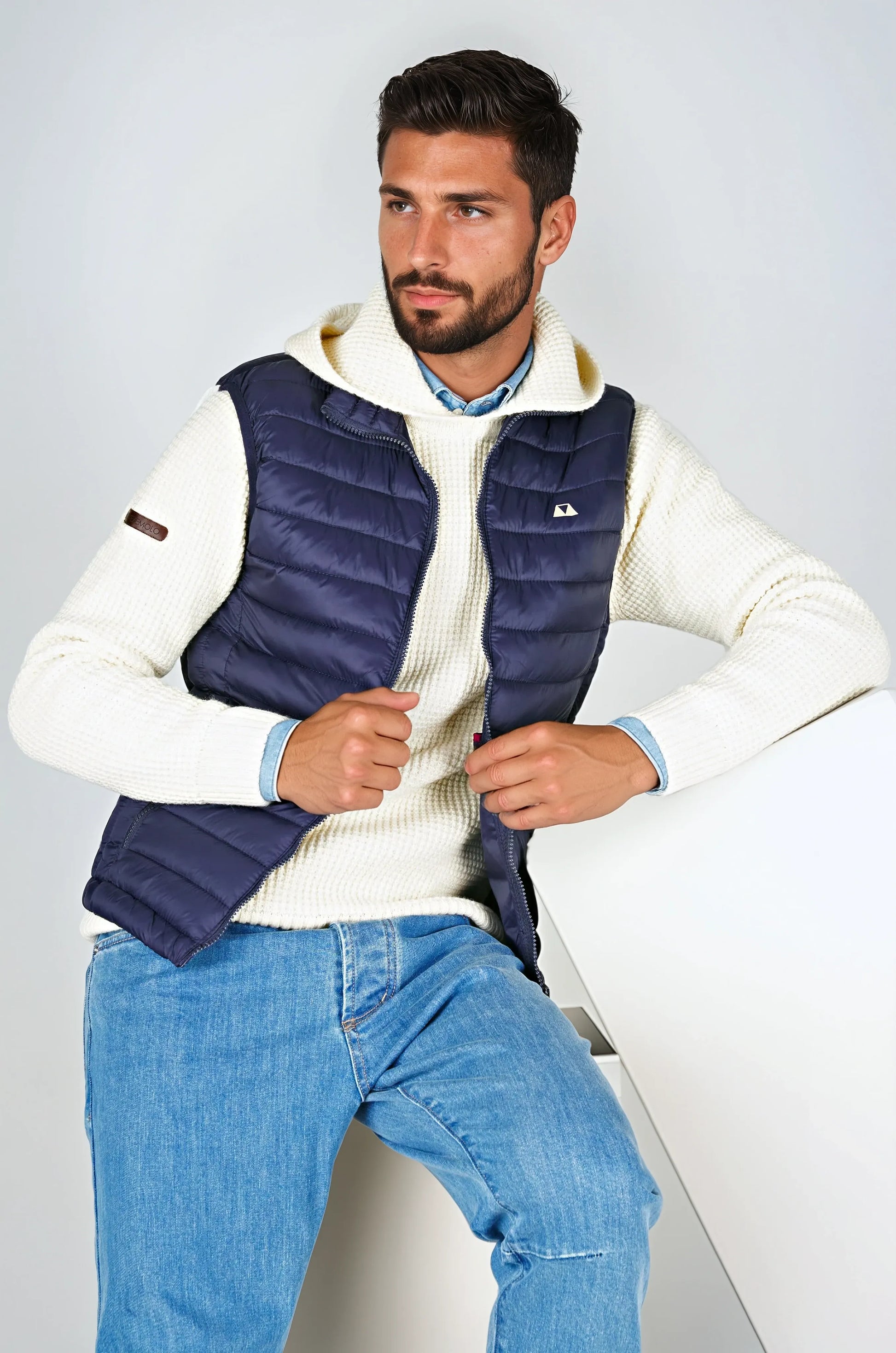 Gilet tyre blu multitasche 100 poliestere - De Rosa Srl Gilet tyre blu multitasche 100 poliestere - De Rosa Srl