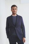 Unlined jersey-twill blazer