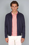 Unlined Double-Cloth  Wool & Cashmere Zip Jacket