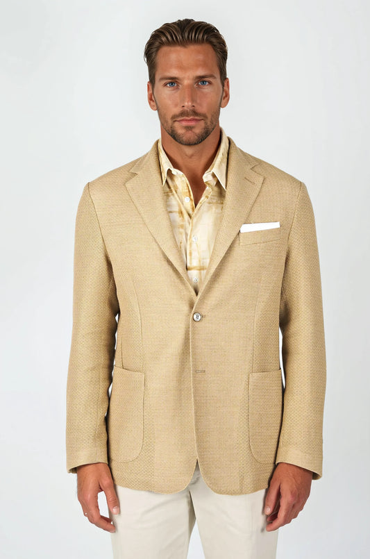 Giro-Inglese Weave Linen & Cotton Jacket