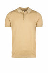 Jaquard Knit Buttoned Polo