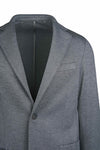Unlined jersey-twill blazer