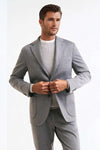 Unlined jersey-twill blazer