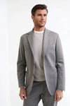 Unlined jersey-twill blazer