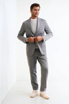 Unlined jersey-twill blazer