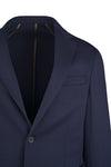 Unlined jersey-twill blazer