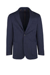 Unlined jersey-twill blazer