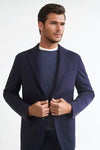 Unlined jersey-twill blazer
