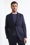 Unlined jersey-twill blazer