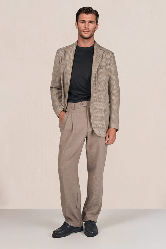 Printed wool–cashmere jersey jacket