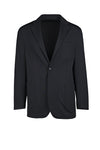 Unlined micro-piqué jacquard blazer